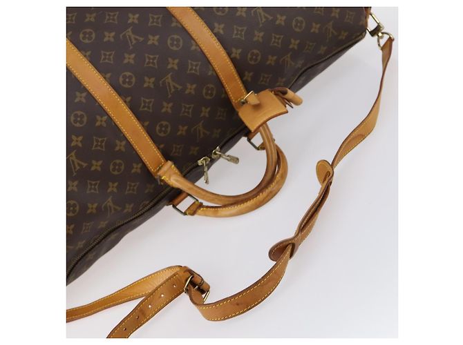 LOUIS VUITTON Monogram Keepall Bandouliere 60 Borsa Boston M41412 LV Auth 146122 Monogramma - vista 7