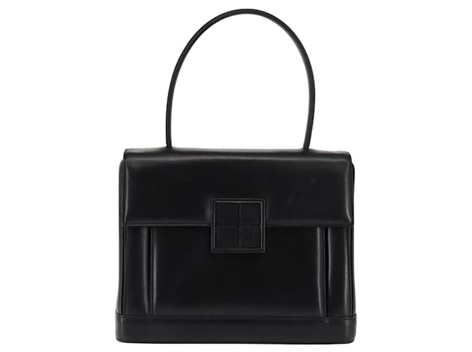 Borsa a mano GIVENCHY in pelle nera e oro Auth 146592 Nero D'oro - vista 13