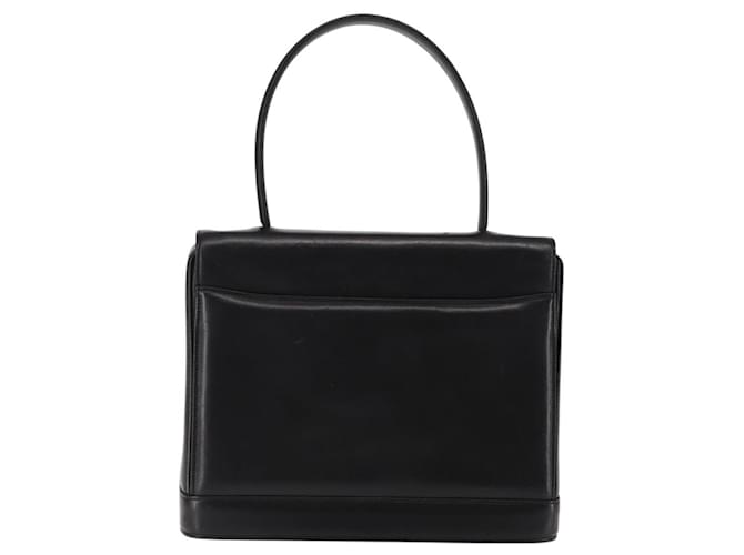 Borsa a mano GIVENCHY in pelle nera e oro Auth 146592 Nero D'oro - vista 2