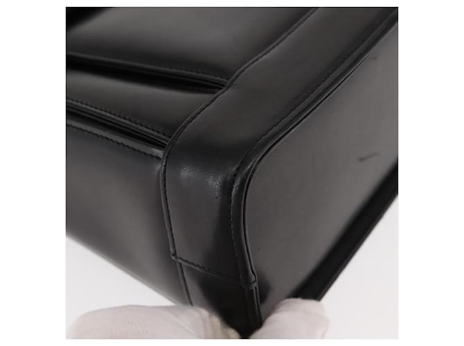 Borsa a mano GIVENCHY in pelle nera e oro Auth 146592 Nero D'oro - vista 9