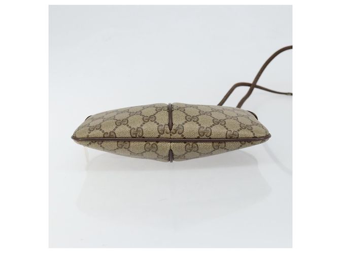 Sac Sherry Line GG Supreme Web de GUCCI en PVC beige et or 904 02 047 Auth 147496 Doré - vue 5