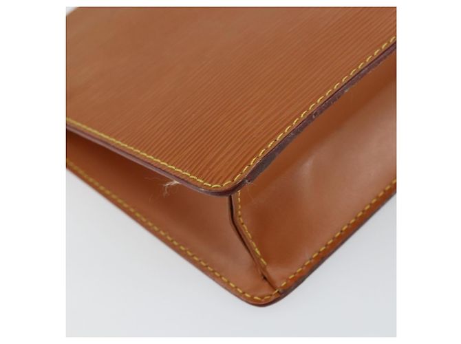 LOUIS VUITTON Pochette Uomo Epi Borsa Marrone Zipangu Oro M52528 LV Auth 148065 - vista 16