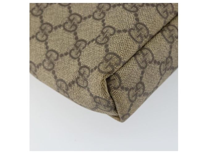 Gucci Borsa a Spalla GG Supreme PVC Beige Oro 223666 Auth 148414 - vista 14