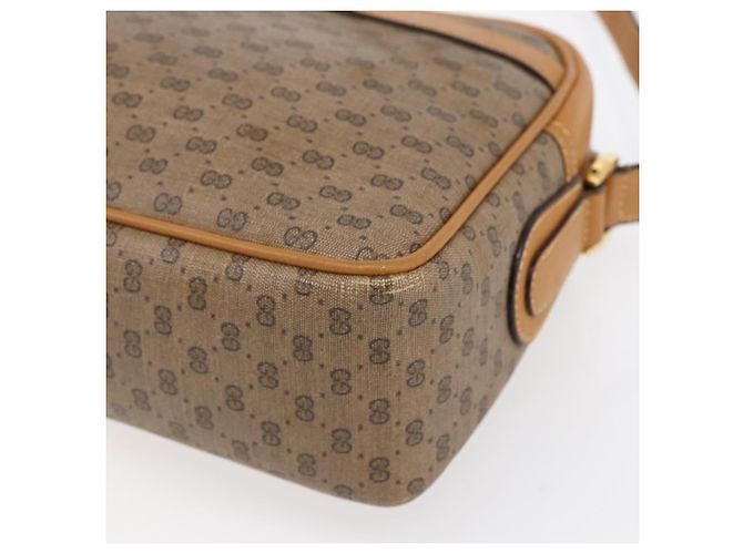 Borsa Sherry Line in PVC Beige Micro GG Supreme Web di GUCCI 001 23 0942 Auth ki6128 D'oro - vista 15
