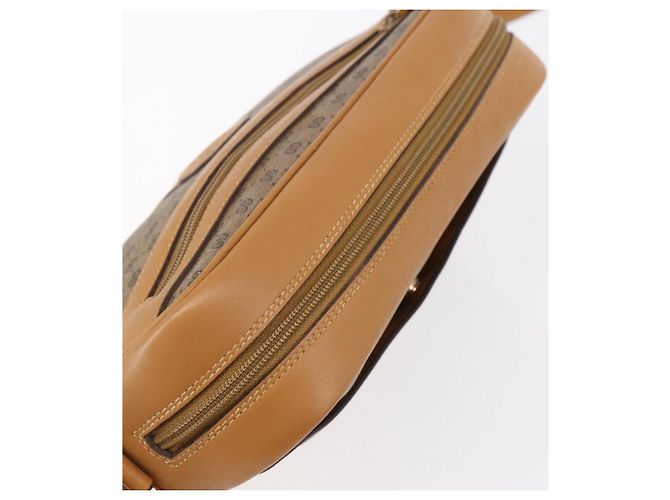 Borsa Sherry Line in PVC Beige Micro GG Supreme Web di GUCCI 001 23 0942 Auth ki6128 D'oro - vista 6