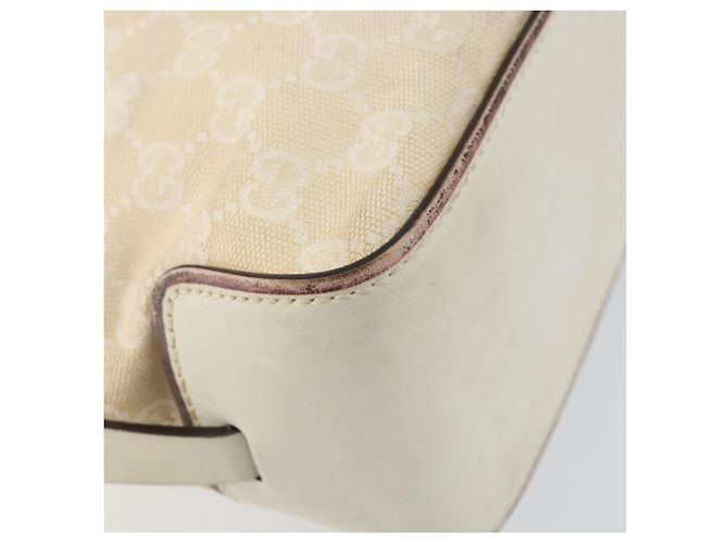 Gucci Borsa tote in tela GG beige 107757 Auth 148167 - vista 14