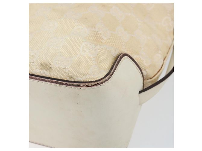 Gucci Borsa tote in tela GG beige 107757 Auth 148167 - vista 15