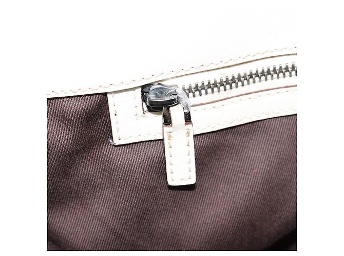 Gucci Borsa tote in tela GG beige 107757 Auth 148167 - vista 21