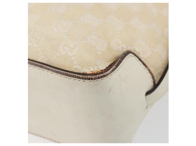 Gucci Borsa tote in tela GG beige 107757 Auth 148167 - vista 9