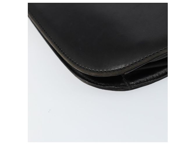 Borsa a Spalla in Pelle Nera PRADA Auth ep11820 Nero - vista 15