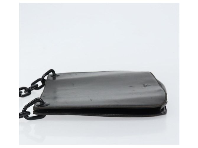 Borsa a Spalla in Pelle Nera PRADA Auth ep11820 Nero - vista 4