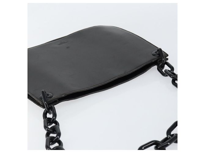 Borsa a Spalla in Pelle Nera PRADA Auth ep11820 Nero - vista 6