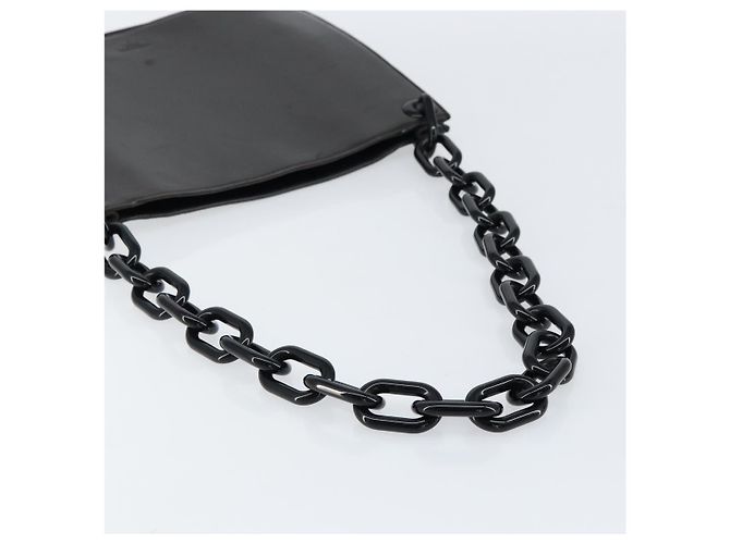Borsa a Spalla in Pelle Nera PRADA Auth ep11820 Nero - vista 7