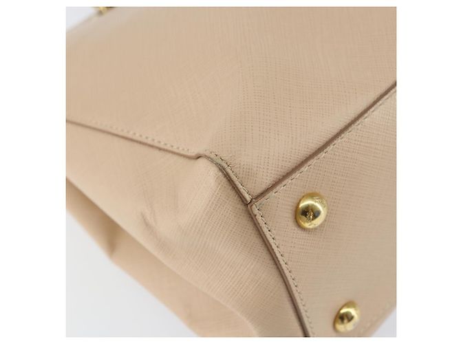 Borsa a Spalla Salvatore Ferragamo in Pelle Oro Beige Auth ka111 D'oro - vista 14