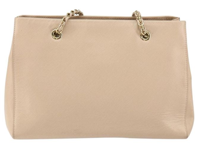 Borsa a Spalla Salvatore Ferragamo in Pelle Oro Beige Auth ka111 D'oro - vista 2