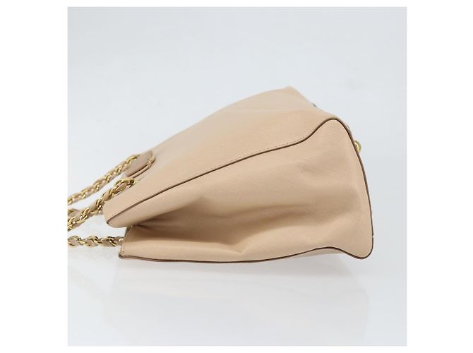 Borsa a Spalla Salvatore Ferragamo in Pelle Oro Beige Auth ka111 D'oro - vista 4