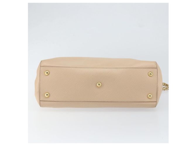 Borsa a Spalla Salvatore Ferragamo in Pelle Oro Beige Auth ka111 D'oro - vista 5