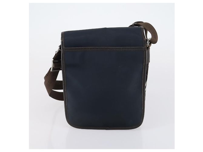 Borsa a Spalla Burberry Nova Check in Tela di Nylon 4 Set Beige Marrone Nero Auth 148484 - vista 22