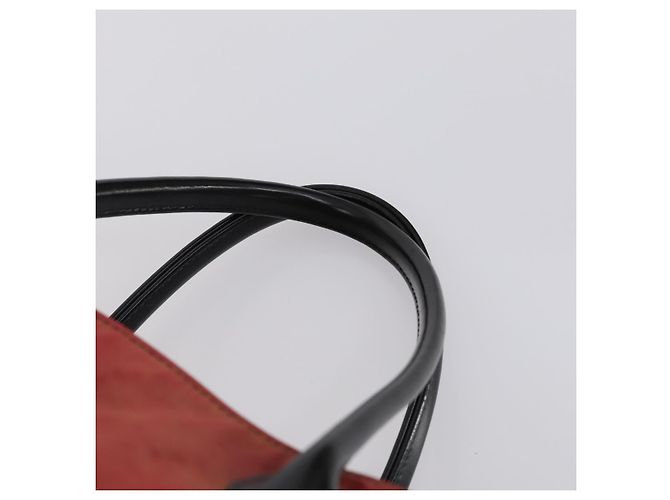 Borsa a Spalla Burberry Nova Check in Tela di Nylon 4 Set Beige Marrone Nero Auth 148484 - vista 5
