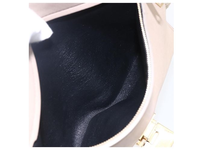 Céline Borsa Trapeze in pelle 2 in 1 beige oro Auth bs30311 D'oro - vista 23