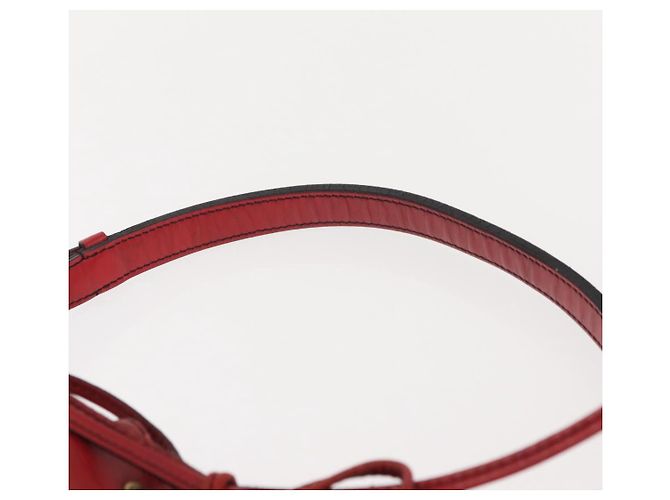 Noe LOUIS VUITTON Borsa a Spalla Petit Noé Epi Rossa M44107 LV Auth 150540 Rosso - vista 14