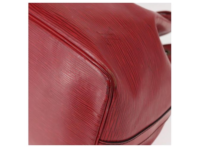 Noe LOUIS VUITTON Borsa a Spalla Petit Noé Epi Rossa M44107 LV Auth 150540 Rosso - vista 15