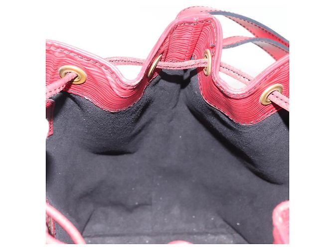 Noe LOUIS VUITTON Borsa a Spalla Petit Noé Epi Rossa M44107 LV Auth 150540 Rosso - vista 21
