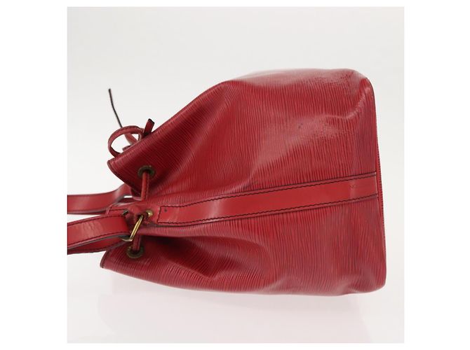 Noe LOUIS VUITTON Borsa a Spalla Petit Noé Epi Rossa M44107 LV Auth 150540 Rosso - vista 5