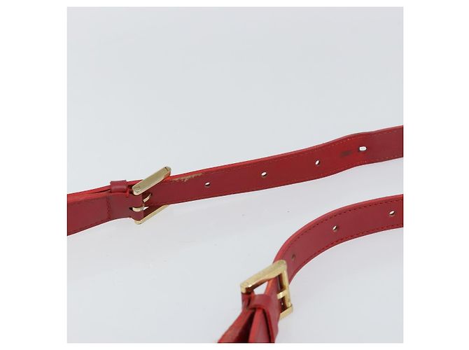 LOUIS VUITTON Borsa a Spalla Epi Mandala MM Rossa M5889E LV Auth 150564 Rosso - vista 8