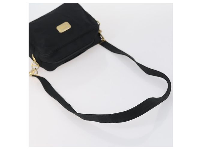 BALLY Borsa a Spalla Nylon Pelle 4 Set Beige Nero Auth bs30531 - vista 17