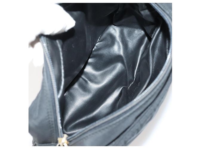 BALLY Borsa a Spalla Nylon Pelle 4 Set Beige Nero Auth bs30531 - vista 20
