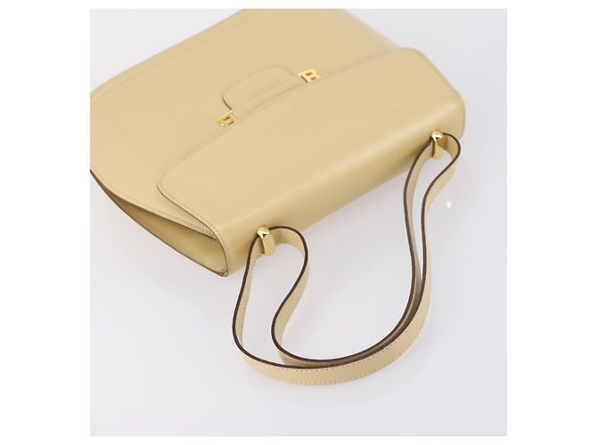 BALLY Borsa a Spalla Nylon Pelle 4 Set Beige Nero Auth bs30531 - vista 23