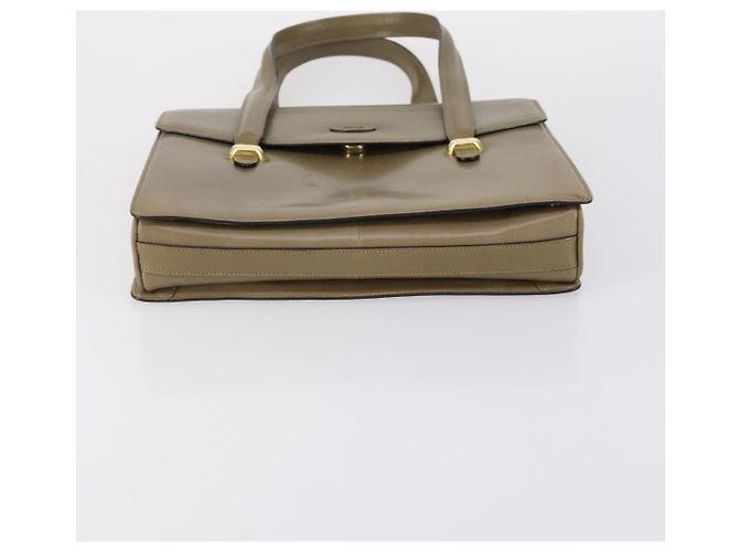 BALLY Borsa a Spalla Nylon Pelle 4 Set Beige Nero Auth bs30531 - vista 6
