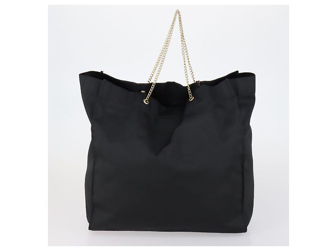 Borsa a mano in nylon Christian Dior Fendi 2 pezzi nera Auth bs30662 Nero - vista 3