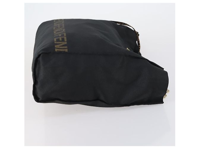 Borsa a mano in nylon Christian Dior Fendi 2 pezzi nera Auth bs30662 Nero - vista 4