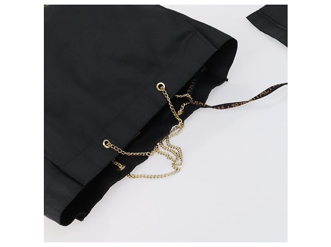 Borsa a mano in nylon Christian Dior Fendi 2 pezzi nera Auth bs30662 Nero - vista 5