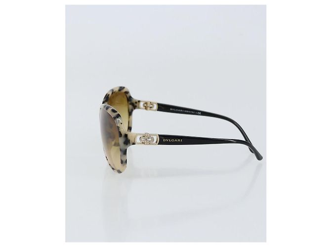 Bulgari Gafas de sol BVLGARI de plástico negras Auth am9455 Negro - vista 4