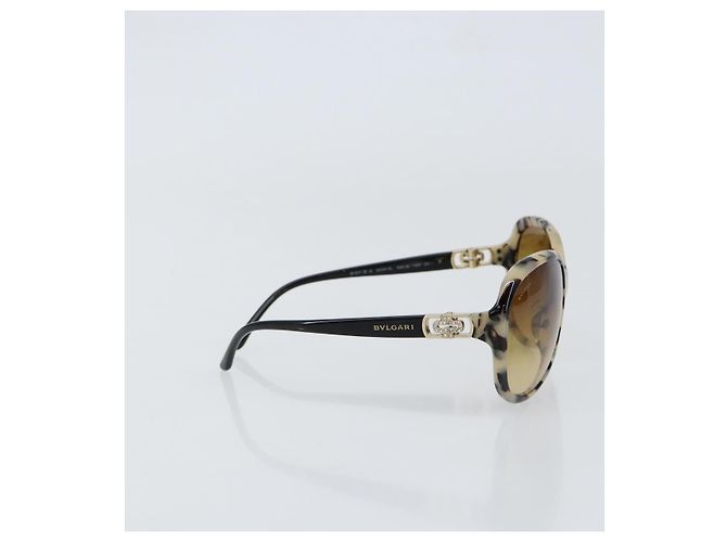 Bulgari Gafas de sol BVLGARI de plástico negras Auth am9455 Negro - vista 5