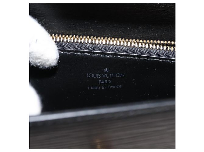 LOUIS VUITTON Borsa a Mano Epi Malesherbes Nera M52372 LV Auth 149589 Nero - vista 20