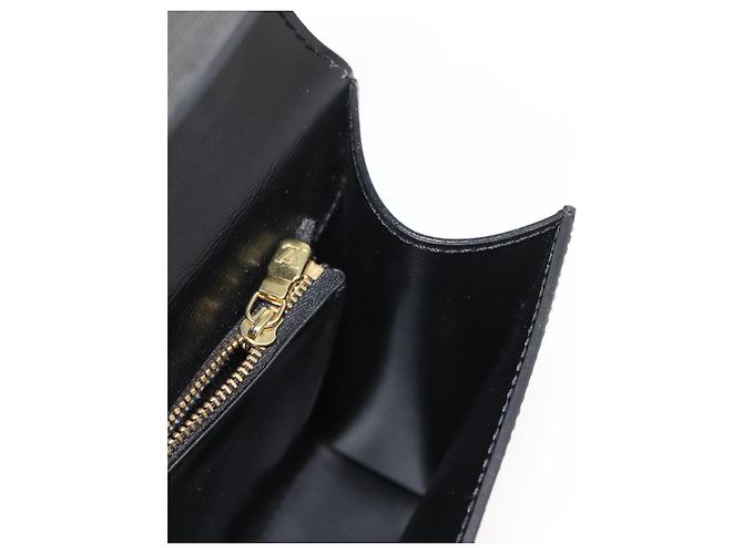 LOUIS VUITTON Borsa a Mano Epi Malesherbes Nera M52372 LV Auth 149589 Nero - vista 21