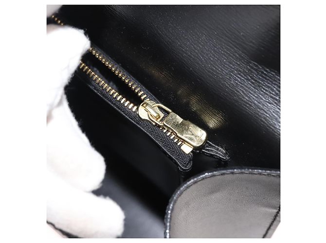 LOUIS VUITTON Borsa a Mano Epi Malesherbes Nera M52372 LV Auth 149589 Nero - vista 23