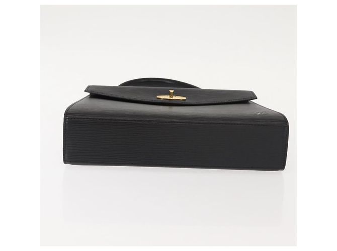 LOUIS VUITTON Borsa a Mano Epi Malesherbes Nera M52372 LV Auth 149589 Nero - vista 5