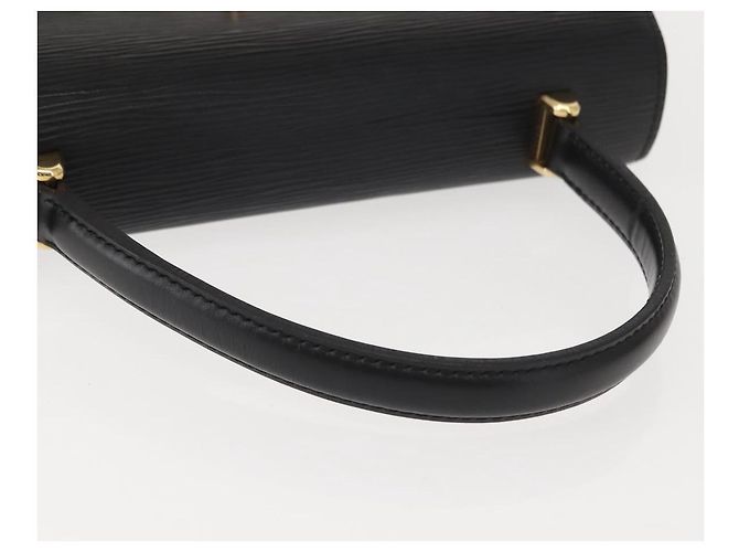 LOUIS VUITTON Borsa a Mano Epi Malesherbes Nera M52372 LV Auth 149589 Nero - vista 7