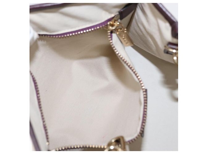 Borsa Tote ETRO in tela 2 in 1 bianca e oro Auth 152152 Bianco D'oro - vista 21