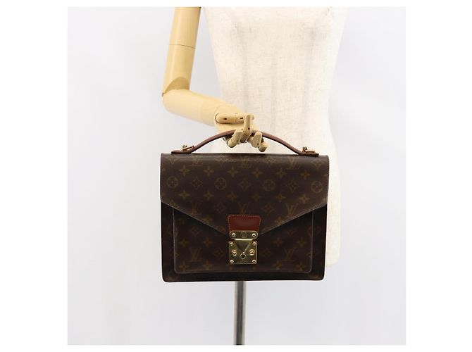 LOUIS VUITTON Borsa a Mano Monceau 28 M51185 LV Auth 149562 Monogramma - vista 26