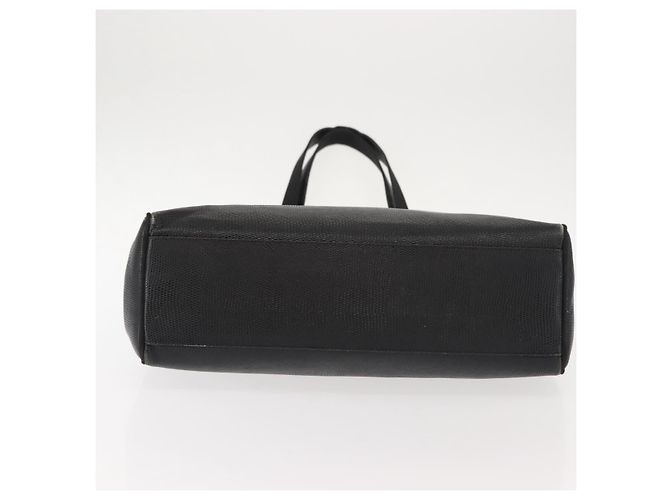 Sac fourre-tout Salvatore Ferragamo en cuir noir et or Auth 151882 Doré - vue 5