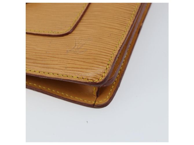 LOUIS VUITTON Borsa a Mano Epi Biface 2way Beige LV Auth bs30897 - vista 16