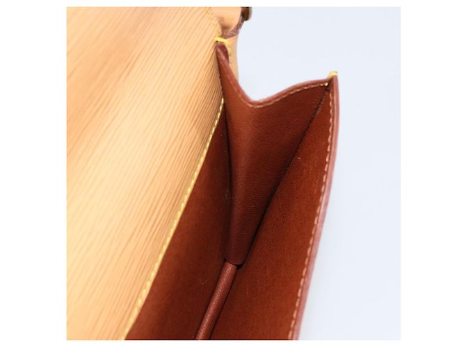 LOUIS VUITTON Borsa a Mano Epi Biface 2way Beige LV Auth bs30897 - vista 21