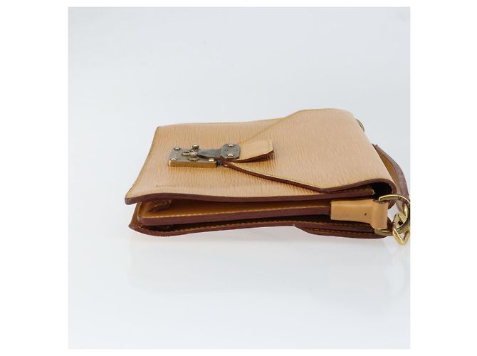 LOUIS VUITTON Borsa a Mano Epi Biface 2way Beige LV Auth bs30897 - vista 3