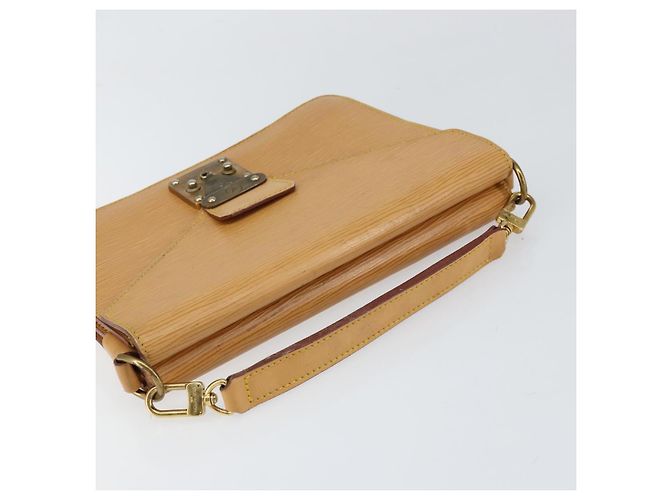 LOUIS VUITTON Borsa a Mano Epi Biface 2way Beige LV Auth bs30897 - vista 6